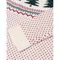 thumbnail image 3 of Cogild Ugly Christmas Sweaters for Womens Tree Gingerbread Man Pattern Sweaters Crew Neck Knitted Sweaters for Womens Warmth Winter Tops, 3 of 7