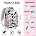 thumbnail image 2 of Highland Cow Lovers Backpack – Adorable Bull and Buffalo Print Pattern Schoolbag with Rustic Farm Design, 2 of 4