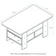 thumbnail image 3 of Mesa de café Furinno Andrey con cajón Columbia Walnut, 3 of 7