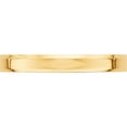 thumbnail image 3 of 14K Yellow Gold 14Ky 3mm Bevel Edge Comfort Fit Band Size 12 Made In United States bec030-12, 3 of 5