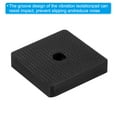 thumbnail image 4 of Uxcell Square Rubber Anti-Vibration Pads  with Hole 1.97" x 1.97" x 0.4", Black 8Pcs, 4 of 5