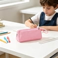 thumbnail image 6 of Under $1 Pencil Case, Large Capacity Nylon Portable Pen Pouch, High Appearance Lightweight Stationery Bag for College Office by PALIFEUR, 6 of 10