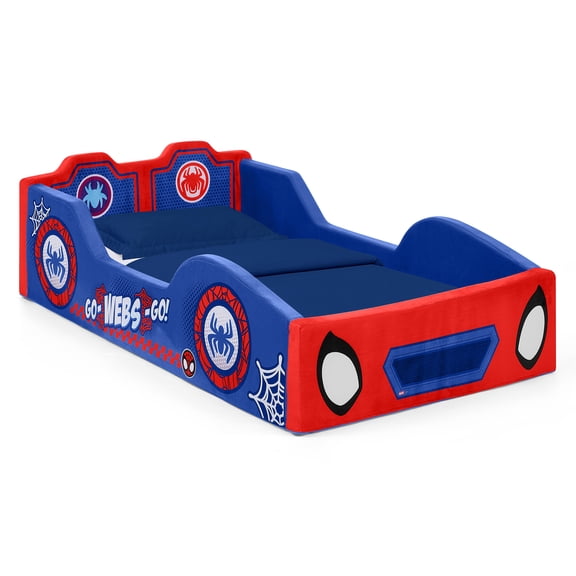 Spidey and His Amazing Friends Foam Toddler Bed by Delta Children, Red