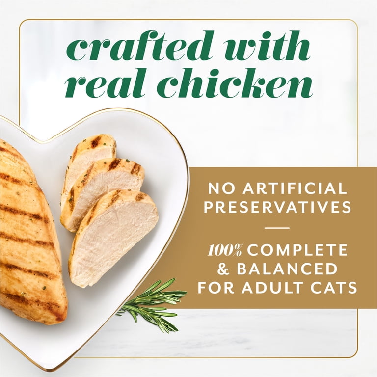 8 pack) Fancy Feast Gems Pate Cat Food Mousse Chicken or beef and