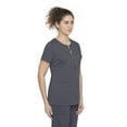 thumbnail image 4 of Healing Hands Purple Label Women's Jean 2-Pocket Scrub Top, 4 of 6