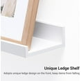 thumbnail image 6 of Floating Shelves, Bathroom Decor Wall Shelves, 16in Bathroom Shelves Set of 3, with Invisible Brackets for Living Room,Bedroom and Kitchen(White), 6 of 6