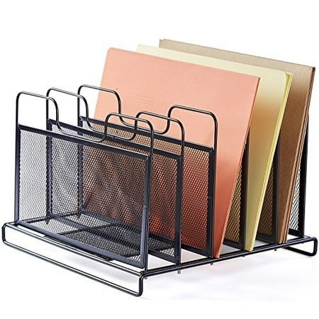 Proaid Office Mesh Desktop Organizer Compartment Sorter File Folder