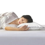 Hmgxay Organic Pillow - Kids Pillow with 100% Organic Cotton Shell, Adjustable Loft Organic Youth Pillow, Machine Washable, Soft, Perfect for Kids&Youth&Children(12x20 Inches,White)