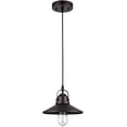 thumbnail image 2 of RADIANCE Goods Industrial-Style 1 Light Rubbed Bronze Ceiling Mini Pendant 9" Shade, 2 of 2