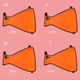 thumbnail image 4 of Lishi Warm and Waterproof Short Plush Pet Apron for Small Pets - Orange, 4 of 9