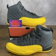 thumbnail image 1 of Ni - ke Jordan 12 Retro University Gold 2020 Size 11.5 130690-070 Black Yellow Men Shoes, 1 of 5