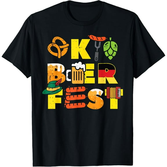 Oktoberfest German Things Cute Bavarian Festival Men Women T-Shirt
