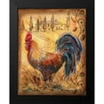 thumbnail image 2 of Williams, Todd 20x24 Black Modern Framed Museum Art Print Titled - Tuscan Rooster II, 2 of 5