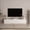 White + MDF + 60-69 inches-1, variant on 69" Floating TV Stand with 16 LED Colors, Wall Mounted Media Console for 55-65 Inch TVs, Wood Finish