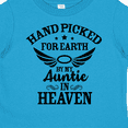 thumbnail image 4 of Inktastic Handpicked for Earth By My Auntie in Heaven with Angel Wings Boys or Girls Toddler T-Shirt, 4 of 5