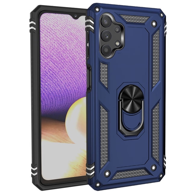 Funda de teléfono para Samsung A32 5G de Uso Rudo Shockproof + Cristal 9D