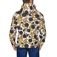 thumbnail image 5 of Zip Up Hoodies for Men - Elegant Snake Golden Flower Black Long Sleeve Comfrt Men'S Fashion Hoodies & Sweatshirts, Jackets for Men Hoodies Pullover Clothing Clothes with Pouch, 5 of 5