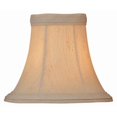 thumbnail image 2 of Lite Source Ch581-6 5" Height Gold Jacquard Bell Candelabra Shade - Gold, 2 of 2