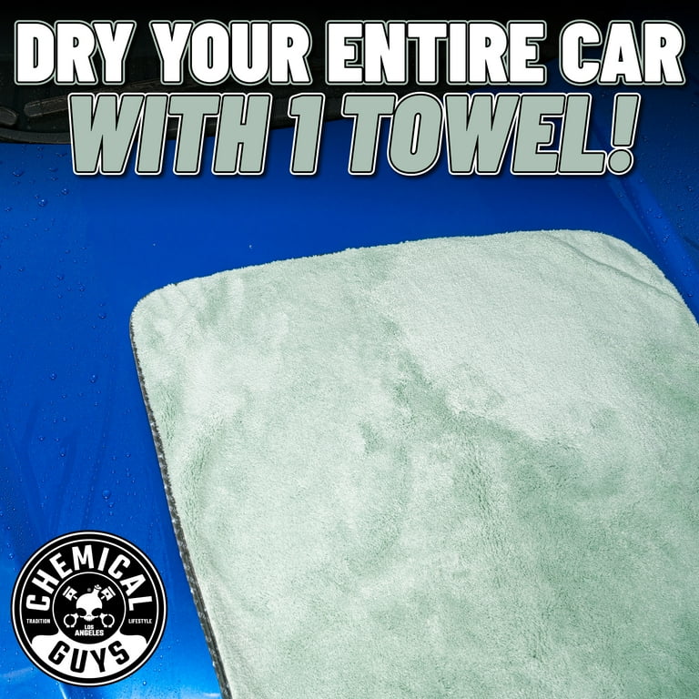 Speed Mammoth Ultimate Super Plush Car Drying Towel (25 x 30) | Remove Grime, Buildup | Car Detailing | Microfiber Cloth/Towel | Chemical Guys