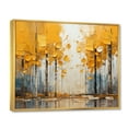 thumbnail image 2 of Designart "Forest Yellow Wood composition II" Modern Floater Framed Canvas Art Print, 2 of 7
