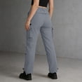 thumbnail image 5 of Xdegoge Hiking Cargo Pants for Women Quick Dry Lightweight Outdoor Trousers Elastic Waist Athletic Activewear Bottoms, 5 of 8
