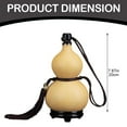 thumbnail image 3 of Miyuadkai Large Wine Gourd with Opening for Wine and Beverages, Portable Bottle Gourd Shaped Kettle with Lid Large Capacity Flask Gourd Bottle Outdoor Camping Boating Housewarming Birthday, 1X Gourd, 3 of 8