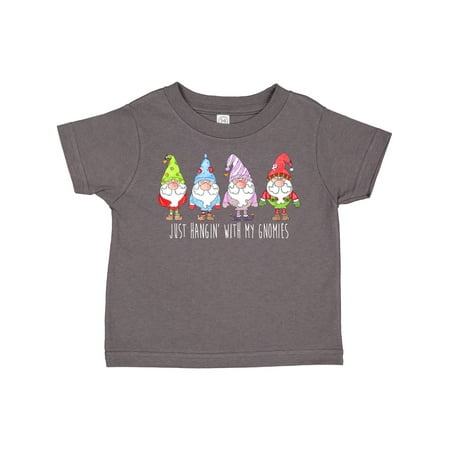 

Inktastic Christmas Hangin with My Gnomies Boys or Girls Toddler T-Shirt