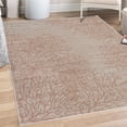 thumbnail image 1 of Coral Decorative Rug, Marine Art Print of Leafless Branch Look Reef Pattern Nautical Ocean Motif, Quality Carpet for Bedroom Dorm and Living Room, 6 Sizes, Salmon and Beige, by Ambesonne, 1 of 4