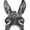 Peeking Donkey In Black And White, variant on Elephant Stock Buffalo Portrait Wall Art - Vertical Canvas Wall Art - Living Room Wall Decor - Animal Canvas - White And Gray Decor By Phburchett - 8" x 12"