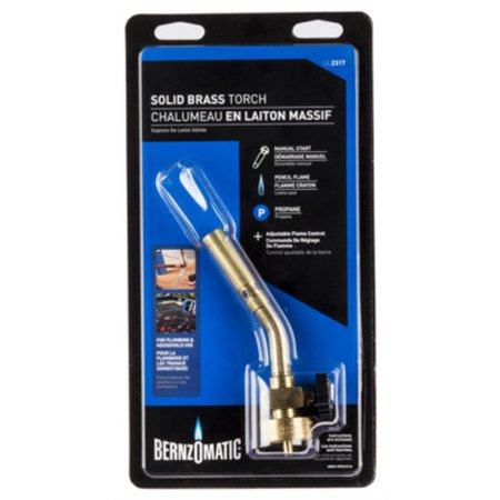 

Bernzomatic UL2317 Pencil Flame Torch Head Brass Construction