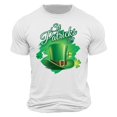 thumbnail image 2 of Njagoc3 Mens Summer Short Sleeve T-Shirt, Crew Neck, St. Patrick's Day Print, Soft and Comfortable Fabric, Casual Style, Perfect for Daily Wear and Holiday Celebrations, 2 of 6