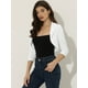 thumbnail image 4 of Bolero Shrugs para Mujer Collared Shrugs para Vestido blanco XL, 4 of 6