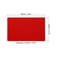 thumbnail image 2 of Uxcell 0.45mm Metal Business Cards Blank Name Card Laser Engraving Aluminum, Red 20 Pack, 2 of 6
