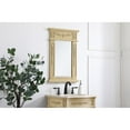 thumbnail image 5 of Elegant Decor Wood Frame Mirror 18 Inch X 28 Inch In Light Antique Beige, 5 of 6