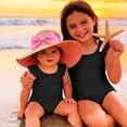 thumbnail image 4 of Abcomgle 3t Swimsuit Girls Solid One Piece Swimsuits for Little Girls Ruffled Stretchy Bathing Suits for Girls, 4 of 7