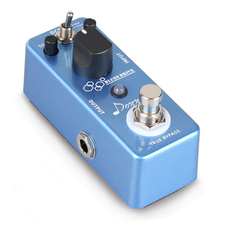 Donner Blues Drive Classical Electronic Vintage Overdrive Guitar Effect Pedal True Bypass Warm/Hot (Best Guitar Overdrive Pedals 2019)