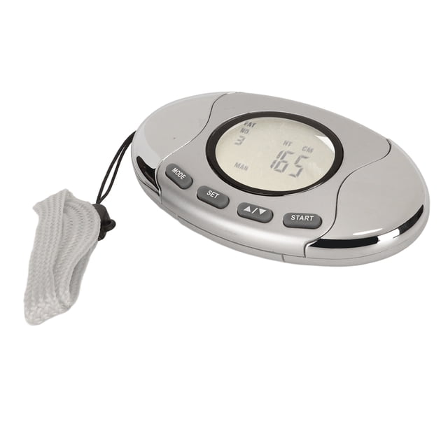 Monitor de salud portátil para medir el IMC y contar pasos, rastreador de grasa corporal y podómetro con pantalla LCD