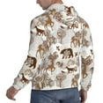thumbnail image 3 of Hoodies for Men - leaf Moose fox owls tree Long Sleeve Comfrt Men'S Fashion Hoodies & Sweatshirts, Sweatshirts for Men Hoodies Pullover Clothing Clothes with Pouch, 3 of 7