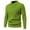 Green, variant on Men's Mock Neck Sweater Long Sleeve Ribbed Knit Slim Fit Casual Pullover Top