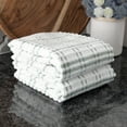 thumbnail image 6 of RITZ Royale Collection 100% Combed Terry Cotton, Oversized Kitchen Towel Set, 2-Pack, Check, Juniper, 6 of 6