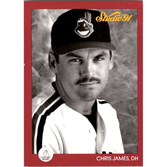 1991 Studio #45 Chris James MLB Baseball Trading Card