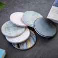 thumbnail image 4 of Coasters Set, Ceramic Coasters, Round Cork Coasters, with Cork Base, for Home, Bar, Office, Restaurant Gifts, Unique Birthday Gifts, 4 of 4