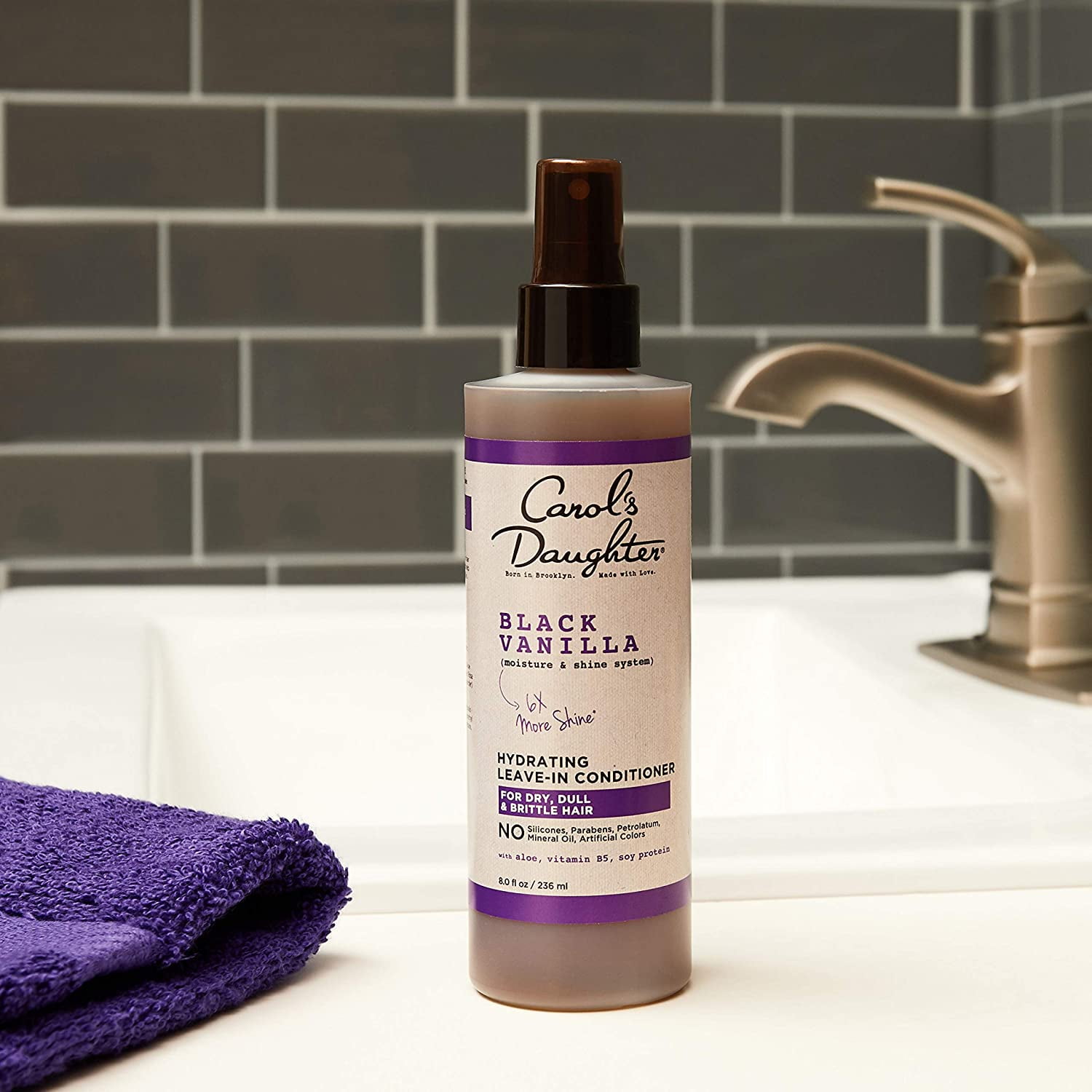 Black Vanilla Moisturizing Leave-In Conditioner by Carols Daughter for Unisex - 8 oz Conditioner