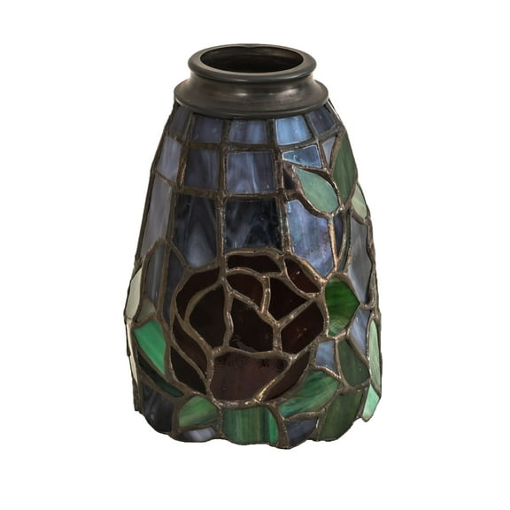 4"W Tiffany Rosebush Fan Light Shade