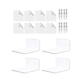 thumbnail image 2 of 4 estantes de pared para colgar, organizador de tablero, almacenamiento de pared, exhibición Blanco, 2 of 9