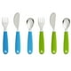 thumbnail image 1 of Munchkin Splash Toddler Tenedor, juego de cuchillo y cuchara, paquete de 6, azul / verde, 1 of 3