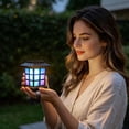 thumbnail image 5 of VMWMSSR Solar Powered Fence Post Lights,Waterproof Auto On Off Clip‑On Solar Lantern,Portable Outdoor Deck Railing Light For Patio Backyard Garden Yard Decoration(Colored Light-4.13"), 5 of 7