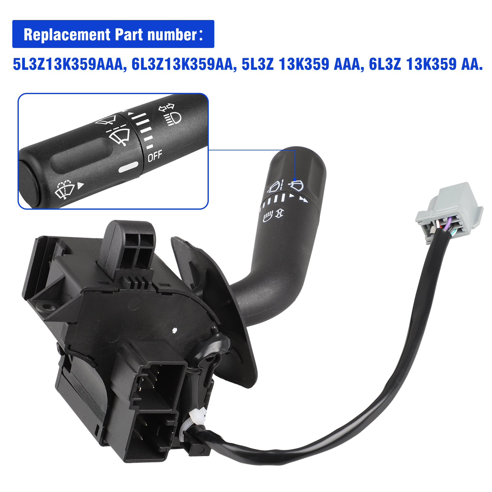 Interior Automotive MultiFunction Combination Switch Compatible with