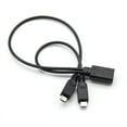 thumbnail image 2 of Tipo C hembra a cable adaptador macho micro USB dual Transmisión de datos Carga de energía Cable divisor micro USB Methold PJ7959-00, 2 of 2