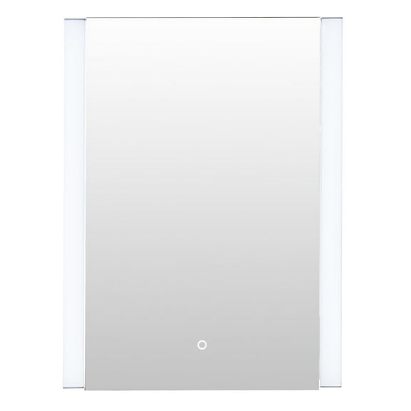 Serra 24" Aluminum Frameless Clear Surface-Mount Lighted Mirror Medicine Cabinet
